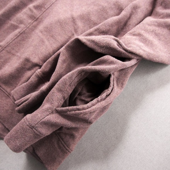 Pact Open Front Shawl Collar Cardigan Sweater Pocket Organic Women XL Lounge - Picture 10 of 11